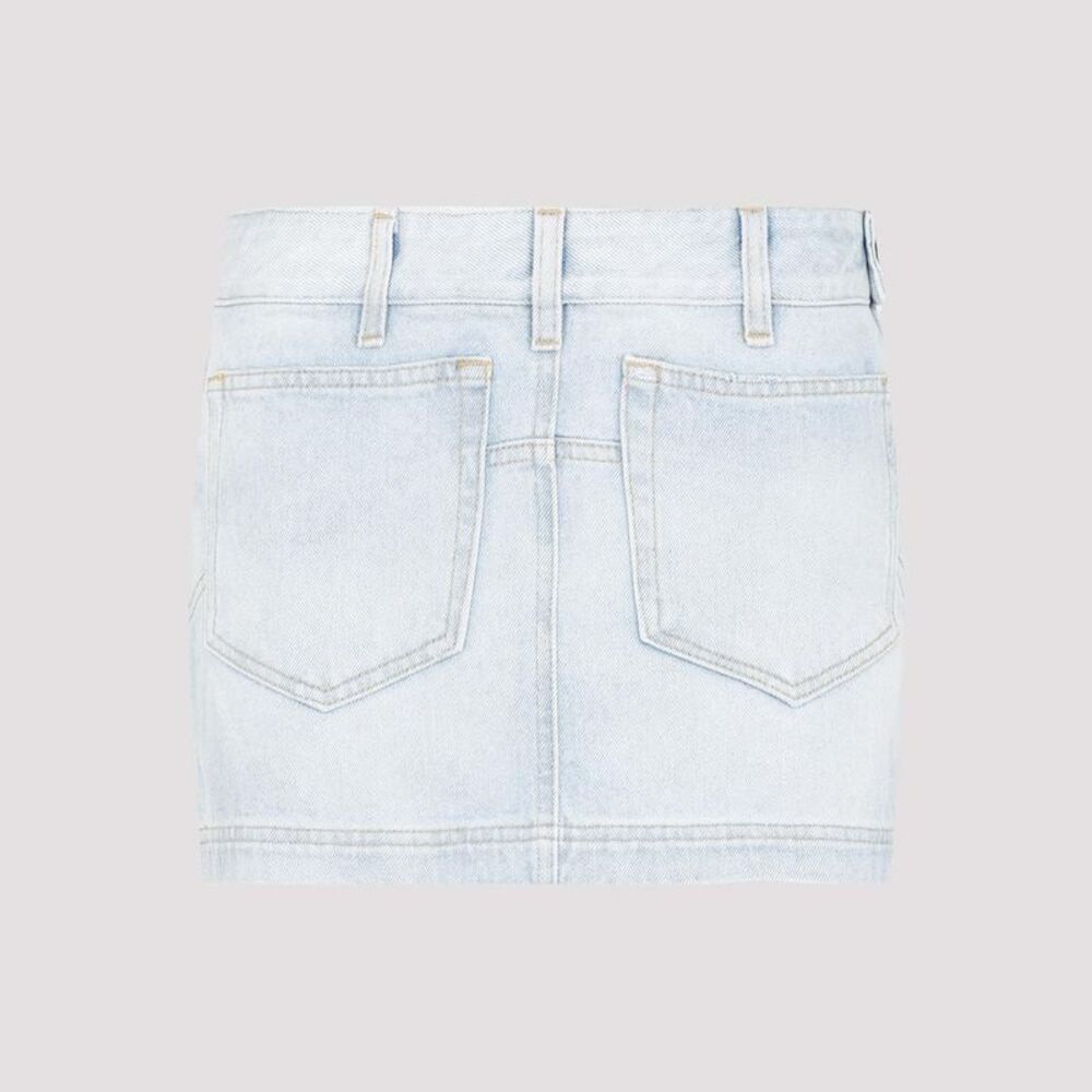 THE ATTICO Denim Mini Skirt Women BLUE Skirts